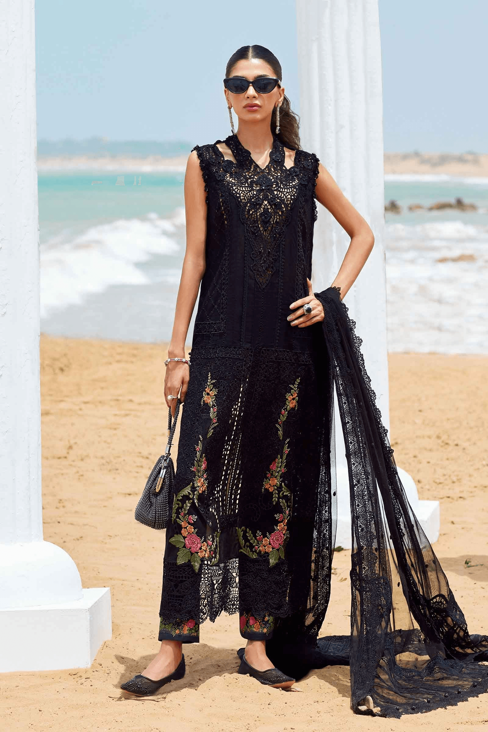 3 Piece Stitched Embroidered Lawn Suit | EID LAWN-25-01